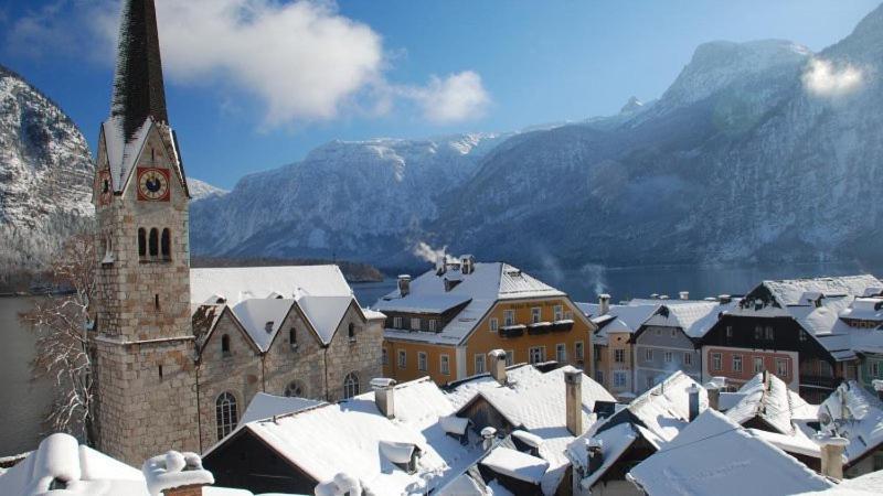 Pension Leopoldine Hallstatt Esterno foto