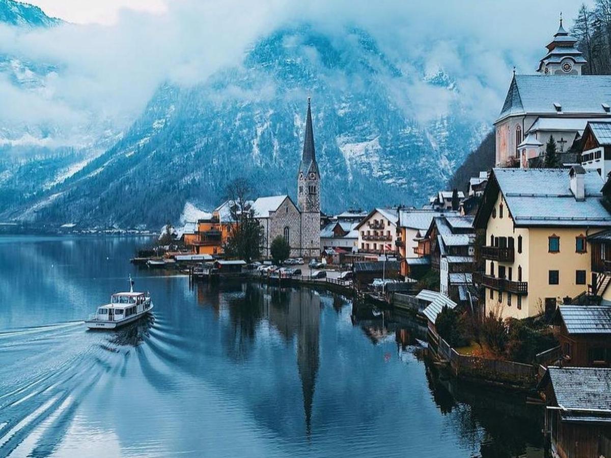 Pension Leopoldine Hallstatt Esterno foto