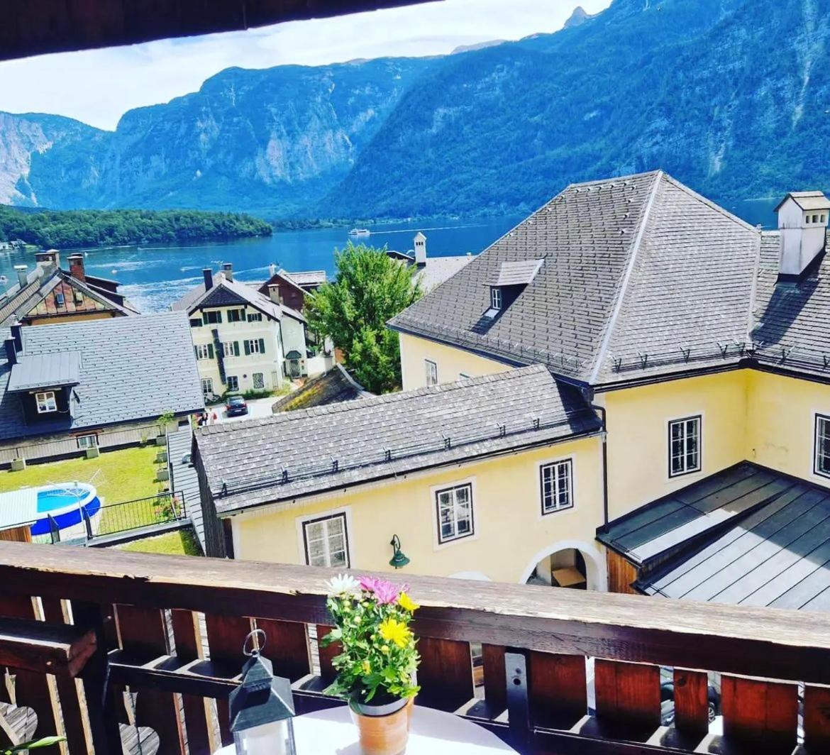 Pension Leopoldine Hallstatt Esterno foto
