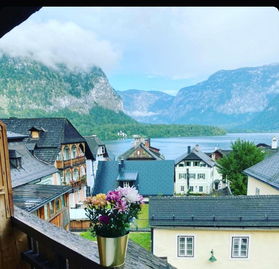 Pension Leopoldine Hallstatt Esterno foto